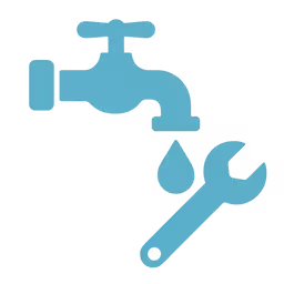 Illustration plomberie FYTECH à Nevers (robinet et goutte d’eau)